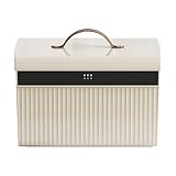 Abschließbare Box,Große Kombinationsschloss-Box - Zweischichtig Organizer Für Geldbörse Passport persönliche Gegenstände Zuhause Büro Organisation