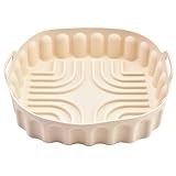 Hochtemperaturbeständiges Silikon-Backblech für Luftfritteusen, antihaftbeschichtet, Ofenmatte, Mikrowelle, Hühnerpfannen, Zubehör