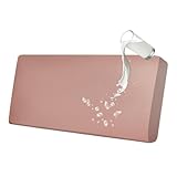 BXFUL Sofa Sitzkissenbezüge wasserdichte Leder Sofakissenbezüge Sofa Kissenbezüge Stretch Rückenlehnen Kissenbezug Couch Sofa Sitzbezug (3-Sitzer,Rosa)