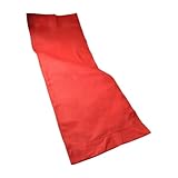 Tidevib Ersatz-Strandkorbhülle für Sonnenliege, Terrasse und Gartenstühle, 120 x 45 cm, Polyestergewebe, Weiß, Rot, Schwarz, Khaki oder Gelb C