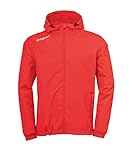 uhlsport Kinder Regenjacke Essential Regenjacke, Rot/Weiß, 140, 100520203