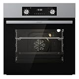 Gorenje BOA6737AO1X Einbaubackofen / 73 Liter/BigSpace/Heißluft / 250° maximale Ofentemperatur/EcoClean-Email / 2fach verglast / 9 Funktionen/EEK: A/Minimale Einbaumaße (HxBxT): 60x 56x 58 cm