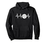 Volleyball Heartbeat Shirt Volleyball EKG T-Shirt Pullover Hoodie