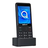 TCL Onetouch 4022s 2,8 Zoll (6,1 cm) Display, einfache Bedienung, große Tasten, für Senioren, Ladestation, Kamera, Bluetooth, Taschenlampe, SOS-Taste, Recorder, Grau [ES/PT-Version]