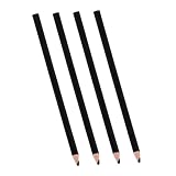 LOLIPPYY 4 Stück Teiliges Spezialmarker Vielseitiger Malstift Langlebiger Glas und Keramikmarkierer Schwarzer Ersatzstift Präzises Zeichnen Praktische Anwendung für Leder und Industrie