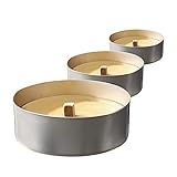 Outdoorkerze 16cm Durchmesser Leuchtfeuer Kerze Schwimmkerze Gartendeko Gartenlicht 1 Stück