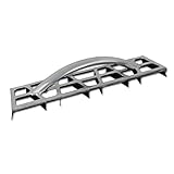 DEWEPRO® Alurabot - Alu-Gipserhobel - Kantenhobel mit 8 Stahlklingen - 465x90mm - Handhobel - Putzhobel - Schleifraspel