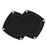 Homoyoyo 2 STÜCK Passiver Basslautsprecher Ersatzteil Lautsprecher Schwingungsplatte Woofer Reparaturplatte Geeignet für Bühne Büro Festival 2PCS