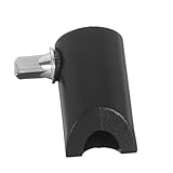 Beaupretty Elektronischer Beckenhalter Positionierer Verlängerter Beckenarm Halter aus Kunststoff und Metall Schwarz Kompatibel mit Roland E Drumsets Rutschfest für Percussion Zubehör