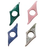 Multifunktionaler Buchseitenhalter, Daumen-Finger-Bücher, Seitenhalter, Lesehilfe für Bücher, Liebhaber, Studenten, Lese-Assistent, 4 Stück