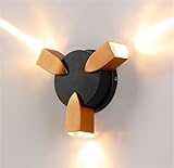 Dekoration Spotlight Innenwandleuchte Up Down Außenwandleuchte, wasserdichte Außenwandleuchte für Hotel KTV Korridor Gang Wohnzimmer Atmosphäre Weg Eingangsbereich Flur (3 Lichter)
