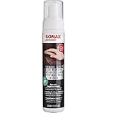 SONAX PREMIUM CLASS LederReiniger (250 ml) effektive und schnelle Reinigung für Glattleder ohne anzugreifen | Art-Nr. 02811410