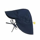 ofeirhz Sommerhut für Kinder, Sonnen- und Sonnenschutz, atmungsaktiv, Netzstoff, Strandhut, Fäustlinge, Socken, Babyhut (Marineblau, M), navy, M