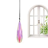 Kristall | Fensterprismen für den Innenbereich – Fenster-Sonnenfänger, AB-farbige Kristalle, facettiertes Prisma, Regenbogen-Macher, Anhänger, Gartendekoration