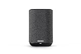 Denon Home 150 NV kabelloser Lautsprecher mit integrierter HEOS Multiroom-Technologie, Bluetooth, Apple AirPlay 2, Schwarz