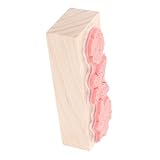 NUOBESTY Ahorn-Spitzenbesatz Briefmarken Namensstempel für Fondant Buchstabenstempel für Ton Unterlage Scrapbooking stempel dekoration Handwerk Stempel Planer Stempel hölzern