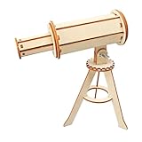 Bausatz für Holzmodelle: Solar-Satellit, drehbar, Holzmodell, 3D-Puzzle, Teleskop, langlebige pädagogische Aktivität, mechanische Konstruktion