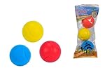Simba Outdoor Softbälle Set – 3 Schaumstoff-Bälle für drinnen und draußen, besonders weich, leicht und griffig, Ballspielzeug für Kinder zur Förderung der Motorik, 8 cm, ab 3 Jahren