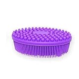 Ipetboom Duschbürste Für Körper Und Haare Massagebürste Zur Sanften Reinigung Badebürste Peelingbürste Für Erwachsene Und PVC Box Enthalten Ideal Für Die Dusche