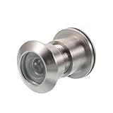 Yardenfun Zinklegierung Türspion mit Sichtschutz Bohrung Weitwinkel HD Linse Einfache Montage Robust und Manipulationssicher für Haustür Hotel und Büro