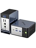 GMKtec AI Mini PC AMD Ryzen AI 9 HX-370 Serie (5,1 GHz) Mini Gaming-Computer, 32 GB LPDDR5X 1 TB PCIe 4.0 SSD, unterstützt Windows 11 Pro, Dreifach-8K-Display, WiFi 6 & USB4/Oculink-Schnittstelle