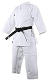 adidas Herren, Damen, Kinder WKF Club Karate-Uniform – 227 g Kampfsport Student Gi, weiß, 170