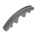 RORPOIR Aquarium Dekorative Bogenbrücke Aquarium Aquarium Puppenhaus Mit Tisch Und Stuhl Fischtankdekoration Runder Schwamm Strohaquarium Haushaltsaquarium Ventilatoren Dark Grey Keramik