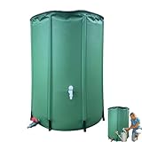 Mimoqk Regentonne, Regentonne | Wasserspeicher, faltbar, tragbar – Gartenbehälter zum Sammeln, Aufbewahren, Wiederverwenden von Regenwasser