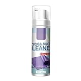 Yogamattenreiniger – Desodorierendes und desinfizierendes Reinigungsspray, 200 ml Mattenreiniger | Mehrzweckreiniger, um Yogamatten und Fitnessgeräte sauber zu halten, entfernt gründlich Gerüche und S