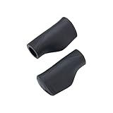 BBB Cycling Mamba Lenkergriffe 92mm - Dual-Density-Kraton-Gummi - Rutschfestes Design - 92mm und 92mm - Schwarz - BHG-102