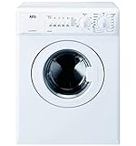 AEG L5CB31330 Waschmaschine mit nur 515 mm Tiefe / 3 kg / Kompakt Waschautomat / F / 1300 U/min / Startzeitvorwahl / Nachlegefunktion / Extra Kurz Programm