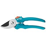Gardena EasyCut Gartenschere, Bypass-Schnitt, 20 mm Schnittdurchmesser, ergonomische Griffe, PowerCoating-Klingen, langlebige Qualität, (12230-20)