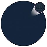 LLEZKBR Schwimmende PE-Solarfolie 527 cm schwarz und blau