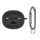 Schutzhülle aus Silikon für Baseus MC1 Pro Kopfhörer, stoß- und staubschutz für einen aktiven Lebensstil (schwarz)