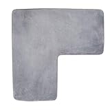 Generisch L-Förmige Badematte - Weiche und schnelltrocknende Läufermatte für Dekoration | rutschfeste Badezimmerteppiche,für Zuhause, Haustür, Waschbecken, Fußboden, Toilette, Küche, Innenbereich und