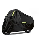 Universal Motorrad Schutzhülle mit Reflektierende Streifen Wasserdicht Lagerung Schnee Regen Staub Abdeckung für Motor Roller Fahrrad