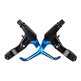 WEEVDRIE 1 Paar Fahrradbremshebel,fahrrad bremshebel,Universelle Handbremshebelbremse für Mountainbike-Fahrräder,für Mountainbike, BMX, Rennrad, Klapprad (Blau)