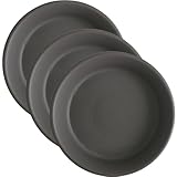3 Stück Topfuntersetzer für Pflanzen, 17,8 cm, rund, Kunstharz, verdickte Blumentopf-Untersetzer, um Tropfen/Verschütten zu verhindern, Pflanzen-Wasserauffangschale für Topfpflanzen, Pflanzschalen, Pf