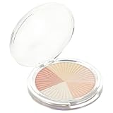HONITANO Hochpigmentierter Highlighter Puder 5 In 1 Gepresstes Gesichtspuder für Damen Schimmernder Foundation Highlighter Zur Konturierung und Natürlichem Make Up für Hochzeit Party und