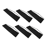 HOMSFOU 6St Aufbewahrungstasche Lichtschwert Reisestativ für Kamera Pole Kamera-Tragetasche Steht stativtasche stativ Boxen Fotografie Beleuchtung Tasche Tragetasche für stativ Nylon Black