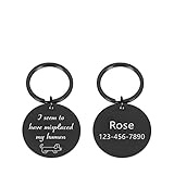Personalisierte Hundemarke,Niedliche Anti-Lost-Haustiermarke,Hund,Katze,Gemustertes Halsband,Zubehör,Dekoration,Haustiername,Tel,Hunde-ID-Tags,Typenschild,Schwarz,M 25x25mm
