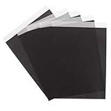 DECHOUS Schwarzes Transferpapier A4 Kohlepapier 100 Blatt Übertragungspapier für Selbstgemacht Basteln und Büro