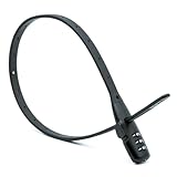 Kabelbinder Schloss mit Zahlencode – extra leichtes Mini-Zahlenschloss ohne Schlüssel | Fahrrad Schloss, E-Scooter Schloss, Helm Schloss, Ski Schloss | kompakt & flexibel für unterwegs