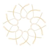 FRCOLOR 10 Goldene Fäden Geschnitzte Ei Essenz Proteinfäden Face Lifter Fäden Resorbierbarer Kollagenfaden Lifting Hautfäden Gesichtsproteinfaden Gesichtswerkzeuge Professioneller