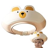 Duschvisier – Baby-Badekappe für Kleinkinder, Shampoo-Augenschutz, verstellbarer weicher Haarschutz, Badevisierkappe, um zu verhindern, dass Seife Wasser in Augen, Ohren und Gesicht eindringt