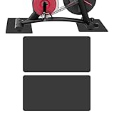 2 Bodenschutzmatte Fitness 3mm Dicke Trainingsmatte Als Sportmatte Fitnessmatte Rutschfest für Fitness und Home-Gym Und Yoga Matte für Heimtrainer und Sportgeräte (60x30cm)​