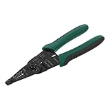 SOLUSTRE 8 Zoll Kabelzange Crimpzange und Abisolierzange Mehrzweck Werkzeug für Kabelreparatur und Fahrzeugstromkreis Ergonomischer Griff Präzise Verarbeitung