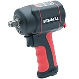 Beswell-BW-112B3N- Druckluft-Schlagschrauber der Economy-Klasse - Max. Lösemoment 1200 Nm, (1/2 Zoll) Vierkantantrieb - Druckluftschrauber zum Anziehen und Lösen von Schrauben
