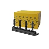 HELLA 5DA 358 000-341 Zündspule - 12V - 7-polig - Blockzündspule - geschraubt