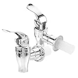 HOMSFOU 2 Stück Bierfass Zapfhahn Ersatzteile aus Abs Eimerarmatur mit Flüssigkeitsflusskontrolle für Getränkespender Vielseitig für Wasser und Saftbehälter im Haushalt und Gastronomie